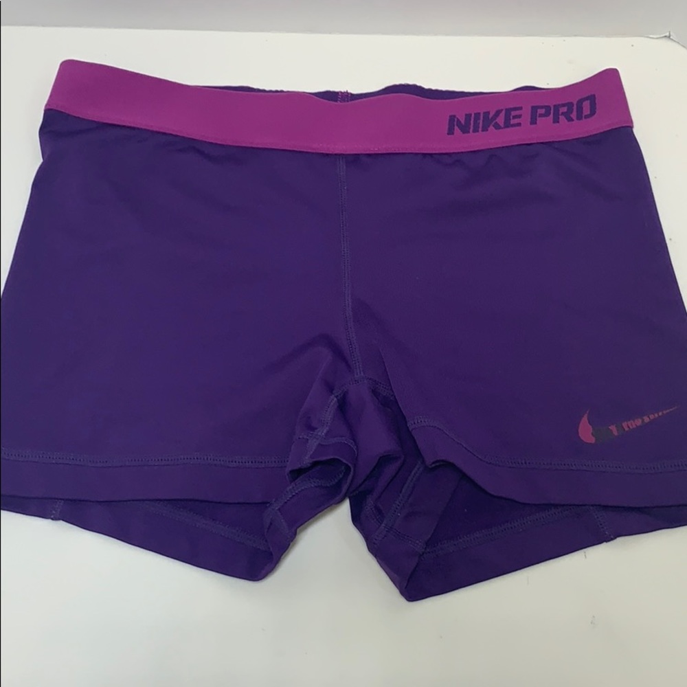 Women’s purple Nike spandex